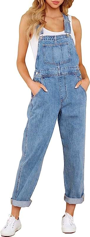 Amazon overalls womens - Amazon.com: womens skinny overalls. ... Women's Casual Overalls Jumpsuits Loose Corduroy Bib Adjustable Straps Wide Leg Long Pant Romper with Pockets. 4.6 out of 5 stars 28. $41.99 $ 41. 99. 5% coupon applied at checkout Save 5% with coupon (some sizes/colors) FREE delivery Mon, Jan 22 .